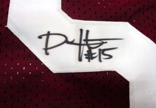 Alabama Crimson Tide Darius Hanks Autographed Red Jersey PSA/DNA Image a