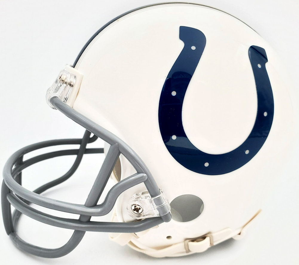 Darius Leonard Autographed Indianapolis Colts Mini Helmet Beckett Beckett Image a