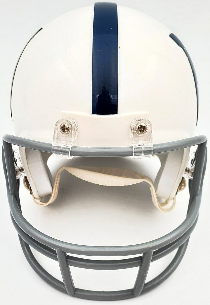 Darius Leonard Autographed Indianapolis Colts Mini Helmet Beckett Beckett Image a