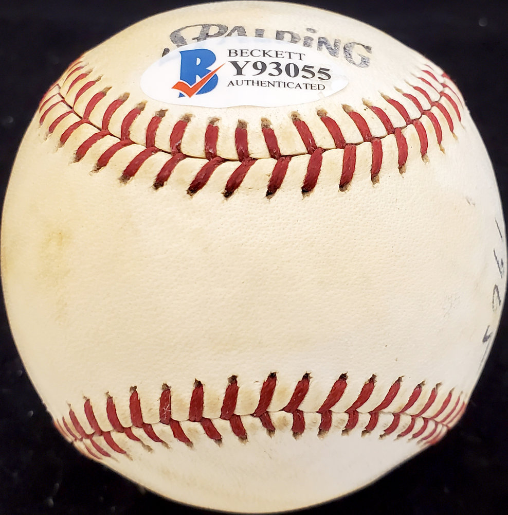 Darold Knowles Autographed Official Spalding Baseball Baltimore Orioles Beckett Beckett Image a