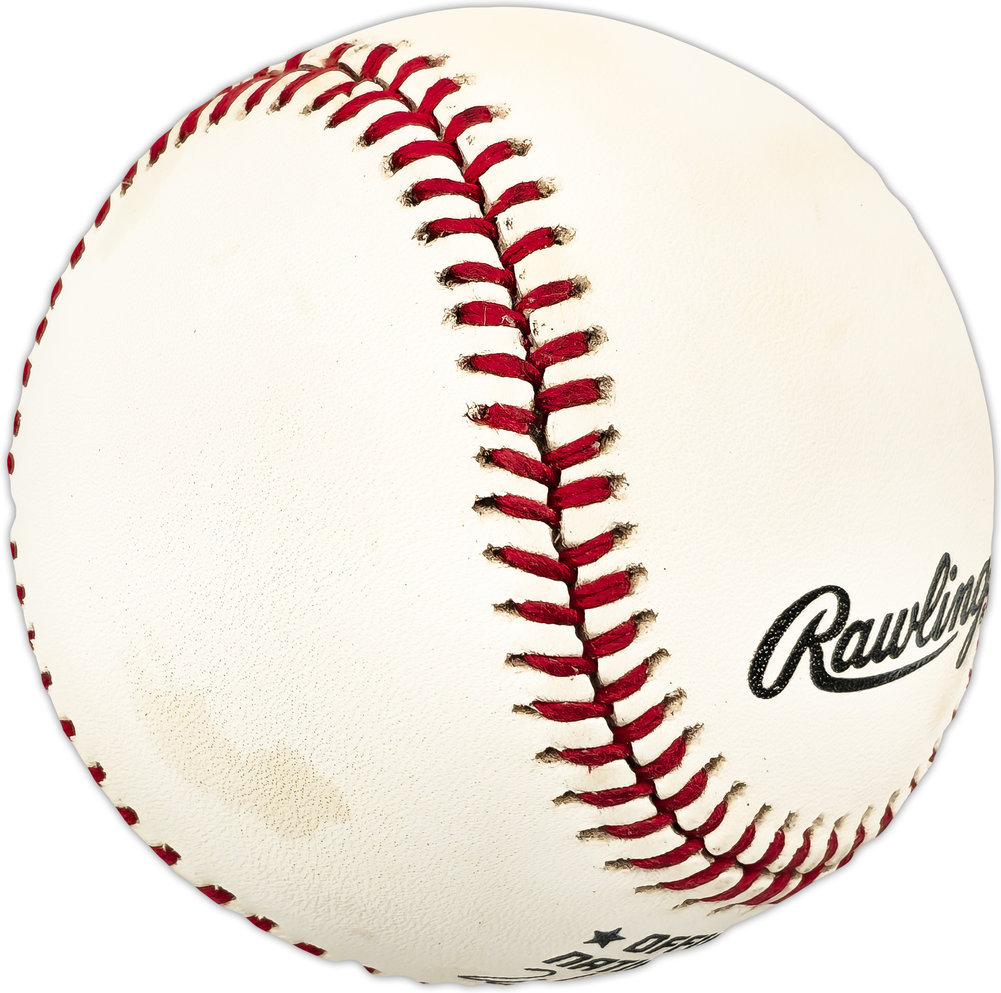 Dave Hollins Autographed Official Nl Baseball Philadelphia Phillies #225490 Image a