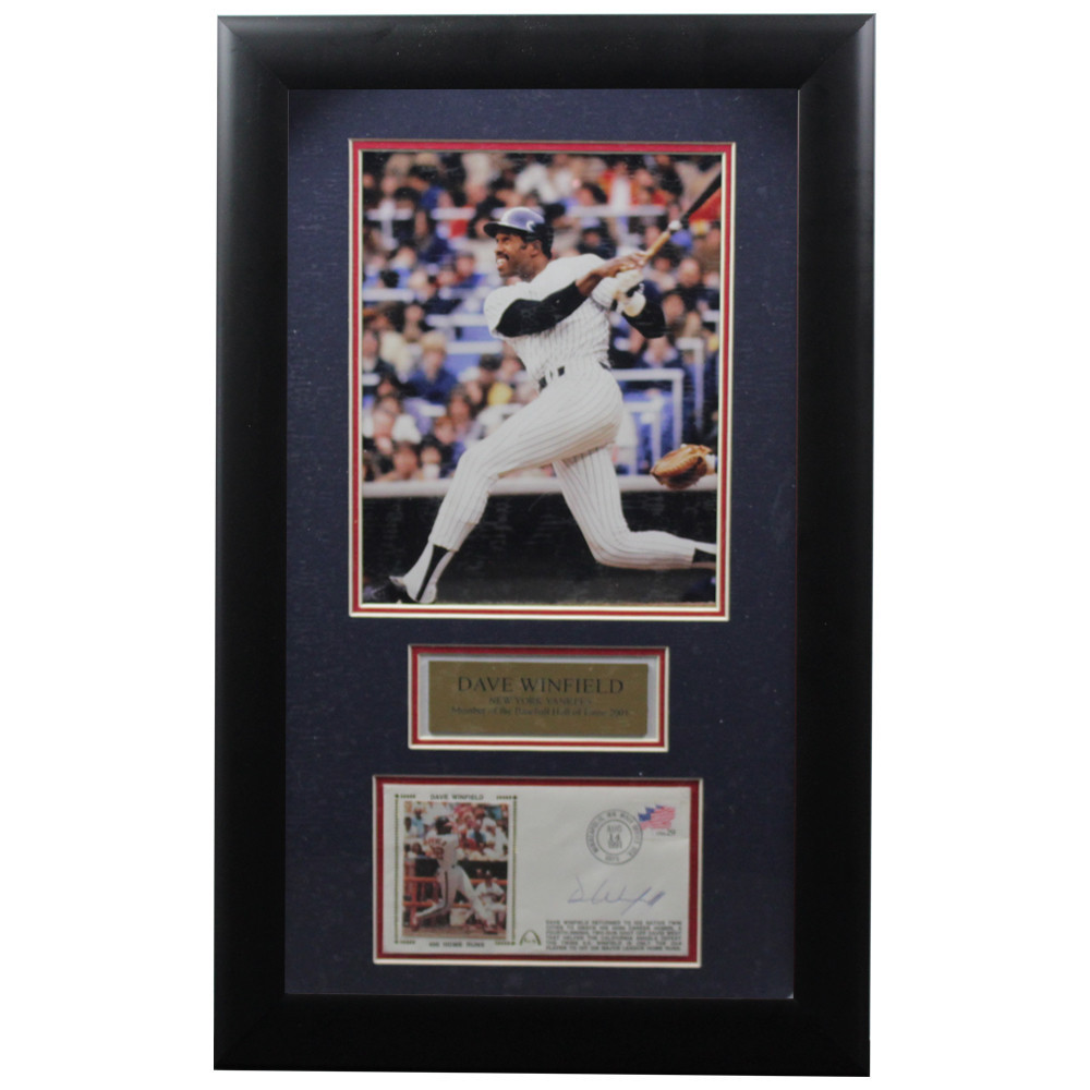 Dave Winfield Autographed Signed Framed First Day Cover - Certified Authentic Image a
