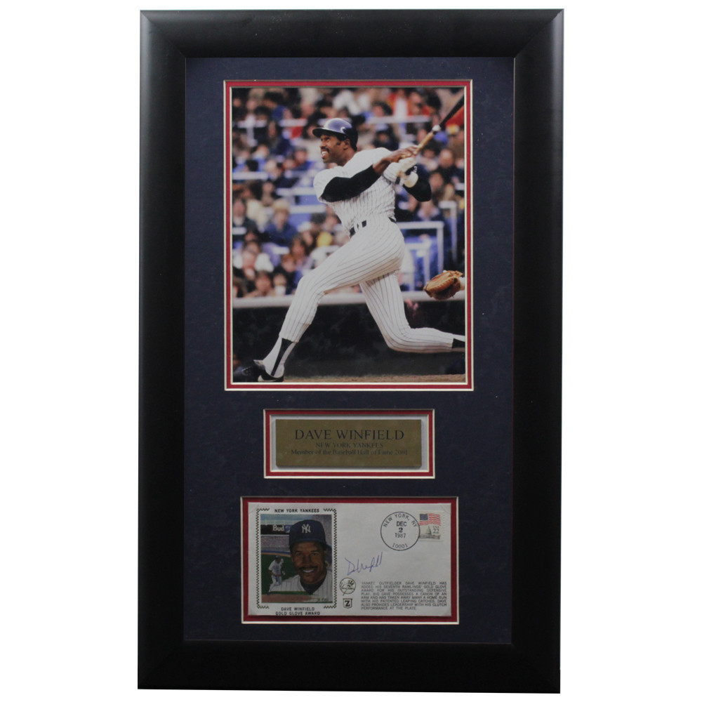Dave Winfield Autographed Signed Framed First Day Cover - Certified Authentic Image a