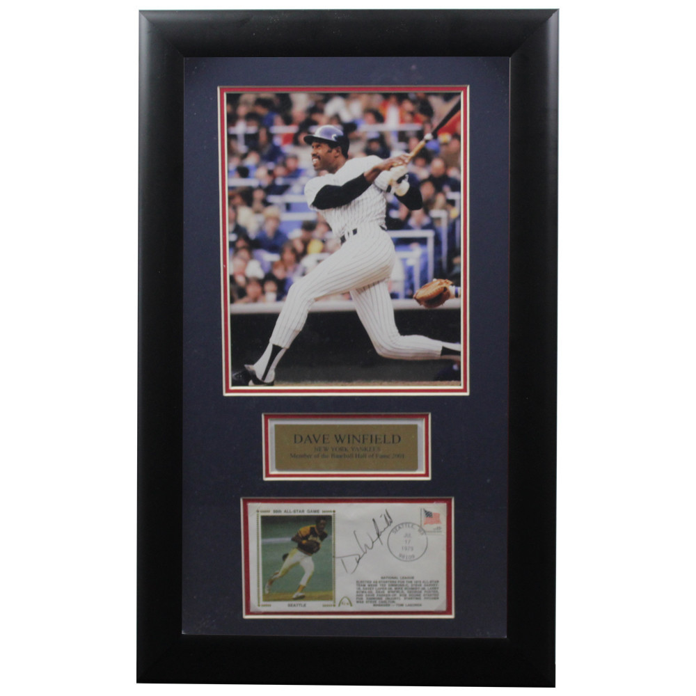 Dave Winfield Autographed Signed Framed First Day Cover - Certified Authentic Image a