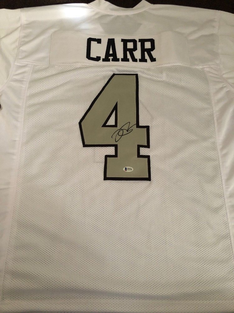 derek carr signed jersey