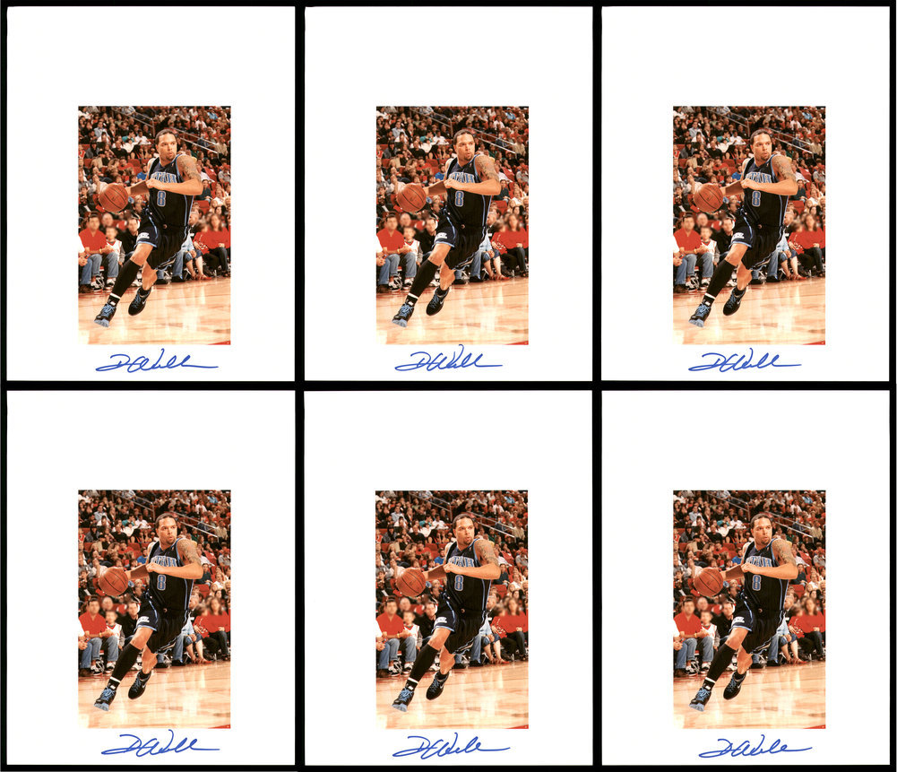 Deron Williams Autographed 8.5X11 Photo 12 Count Lot Utah Jazz #194023 Image a