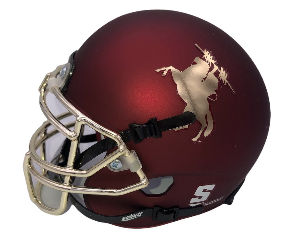 Derrick Brooks Signed FSU Seminoles Schutt Unconquered Mini Helmet - JSA Image a