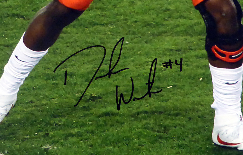 Deshaun Watson Autographed 16X20 Photo Clemson Tigers Beckett Beckett Image a