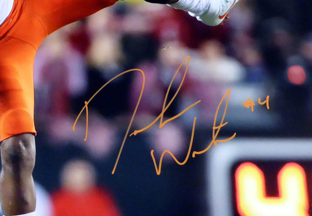 Deshaun Watson Autographed 16X20 Photo Clemson Tigers Beckett Beckett Image a