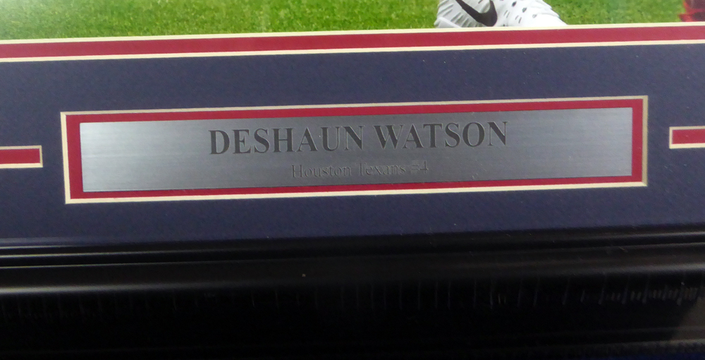 Deshaun Watson Autographed Signed 8X10 Photo Houston Texans Beckett Beckett #126640 Image a