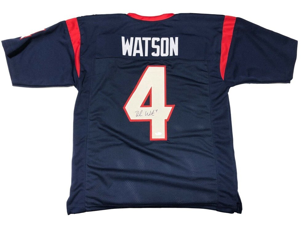 Deshaun Watson Autographed Signed Autographed Houston Texans Jersey JSA