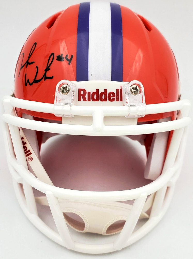 Deshaun Watson Autographed Clemson Tigers Orange Speed Mini Helmet Beckett Beckett Image a