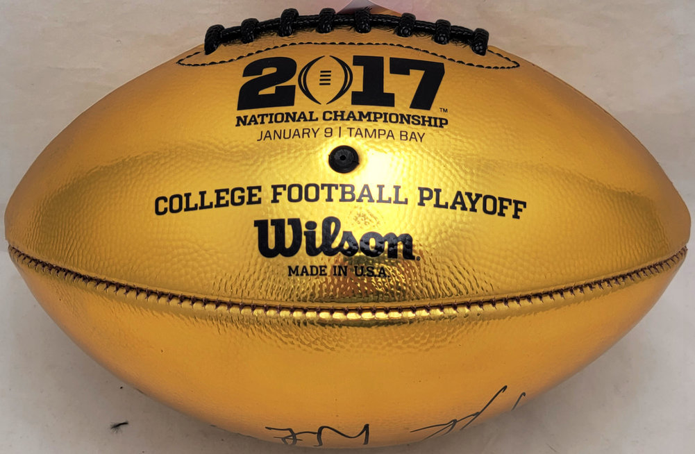 Deshaun Watson Autographed Football Clemson Tigers Beckett Beckett Image a