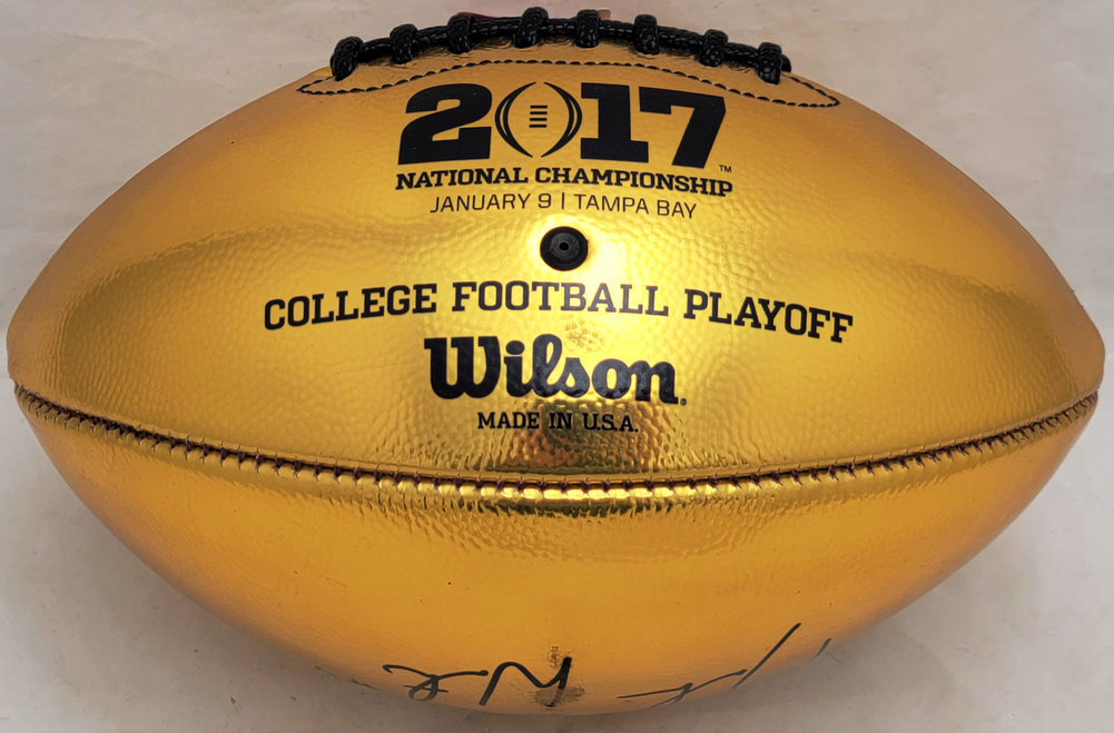 Deshaun Watson Autographed Football Clemson Tigers Beckett Beckett Image a