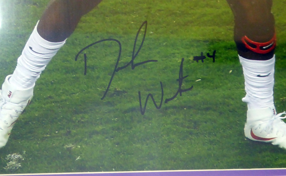 Deshaun Watson Autographed Framed 16X20 Photo Clemson Tigers Beckett Beckett Image a