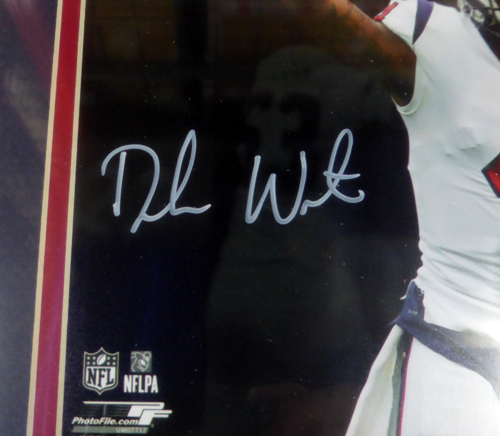 Deshaun Watson Autographed Framed 8X10 Photo Houston Texans Beckett Beckett Image a