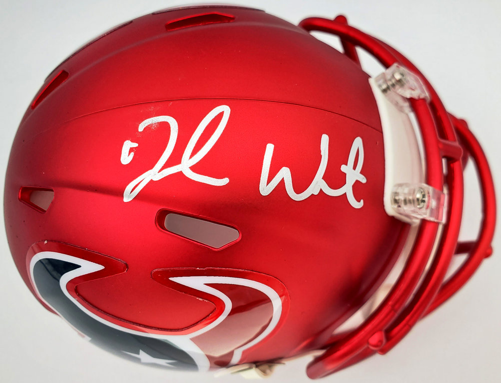 Deshaun Watson Autographed Signed Houston Texans Blaze Mini Helmet Beckett Beckett #125279 Image a
