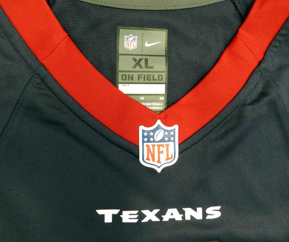 Deshaun Watson Autographed Signed Houston Texans Blue Nike Jersey Size Xl Beckett Beckett #121900 Image a