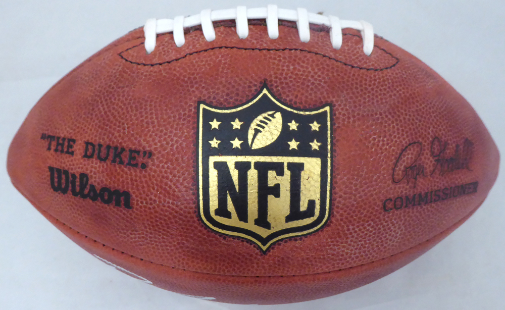 Deshaun Watson & DeAndre Hopkins Autographed Signed NFL Leather Football Houston Texans ...