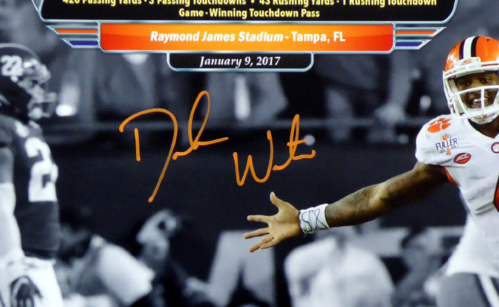 Deshaun Watson Autographed Signed 16x20 Photo Clemson ...