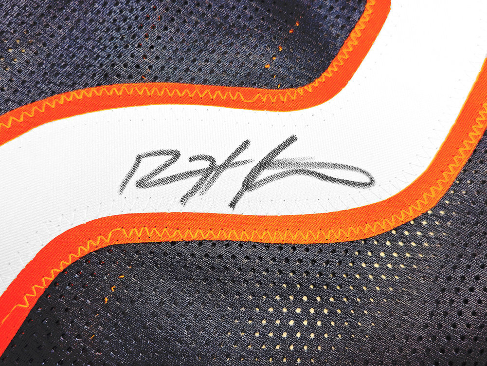 Chicago Bears Devin Hester Autographed Blue Jersey Beckett Beckett Witness #231051 Image a
