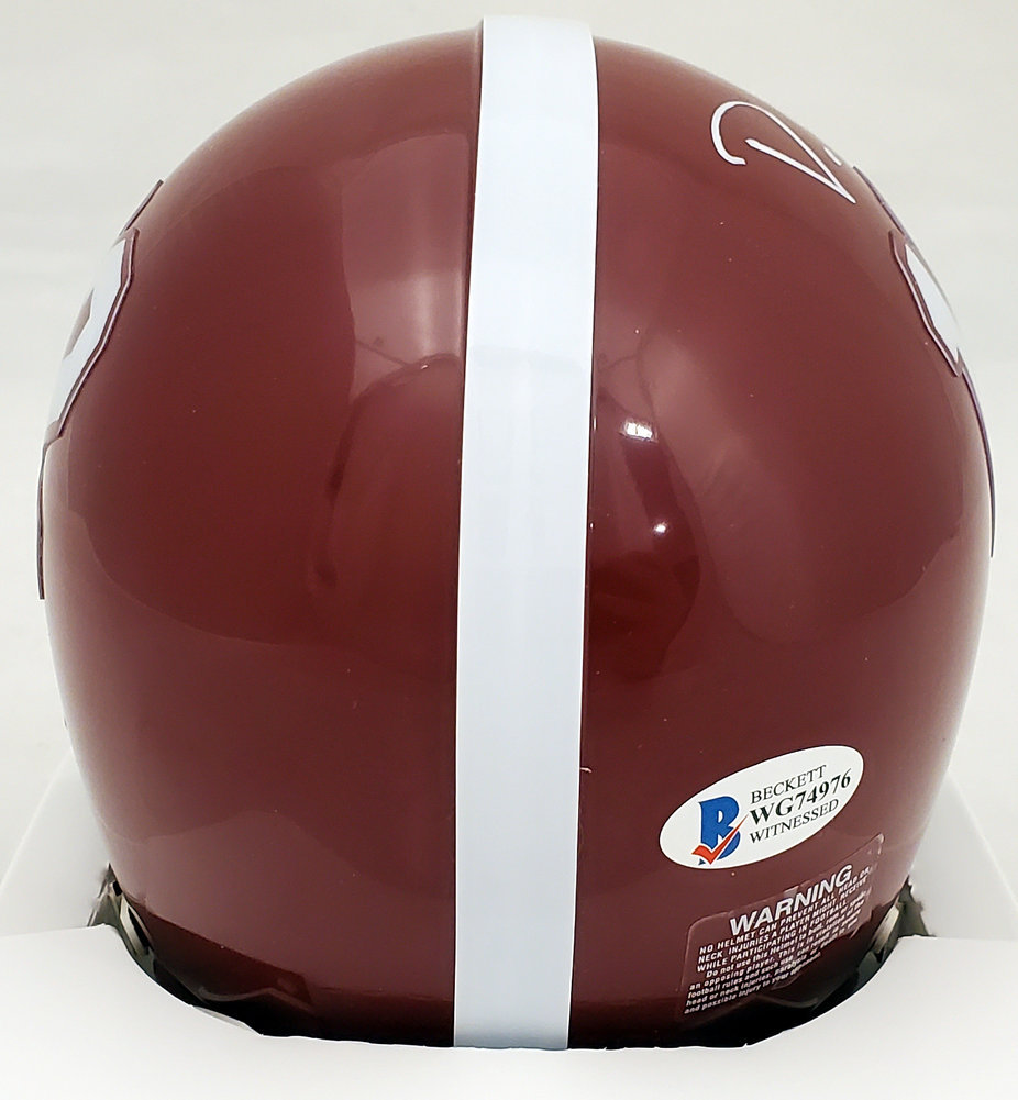 Devonta Smith Autographed Alabama Crimson Tide Mini Helmet "Heisman 2020" Beckett Beckett Image a