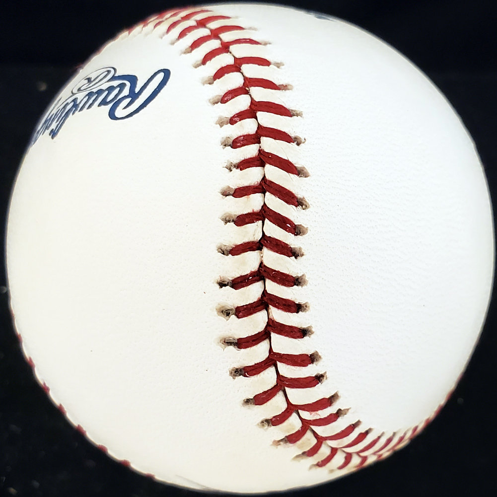 Dick Adams Autographed Official MLB Baseball Philadelphia A's PSA/DNA Image a