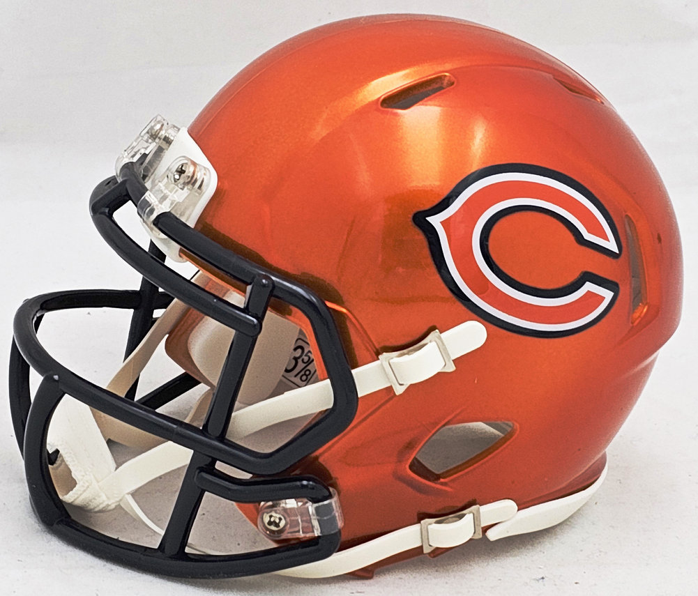 Dick Butkus Autographed Signed Chicago Bears Flash Orange Speed Mini Helmet  Beckett Beckett Witness