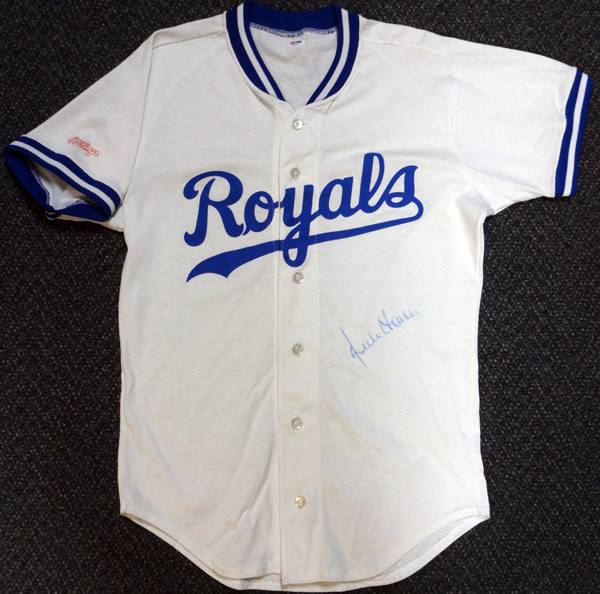 Dick Howser Autographed Signed Kansas City Royals White Jersey PSA/DNA Image a