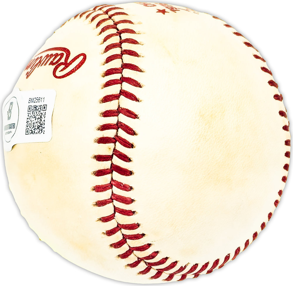 Dick Tidrow Autographed Signed Official 1978 World Series Logo MLB Baseball New York Yankees Beckett Beckett Qr #Bm25611 Image a