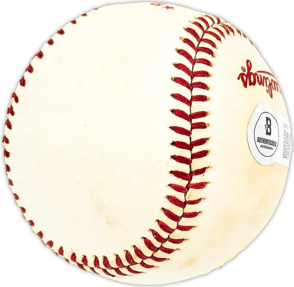 Dick Tidrow Autographed Signed Official 1978 World Series Logo MLB Baseball New York Yankees Beckett Beckett Qr #Bm25611 Image a