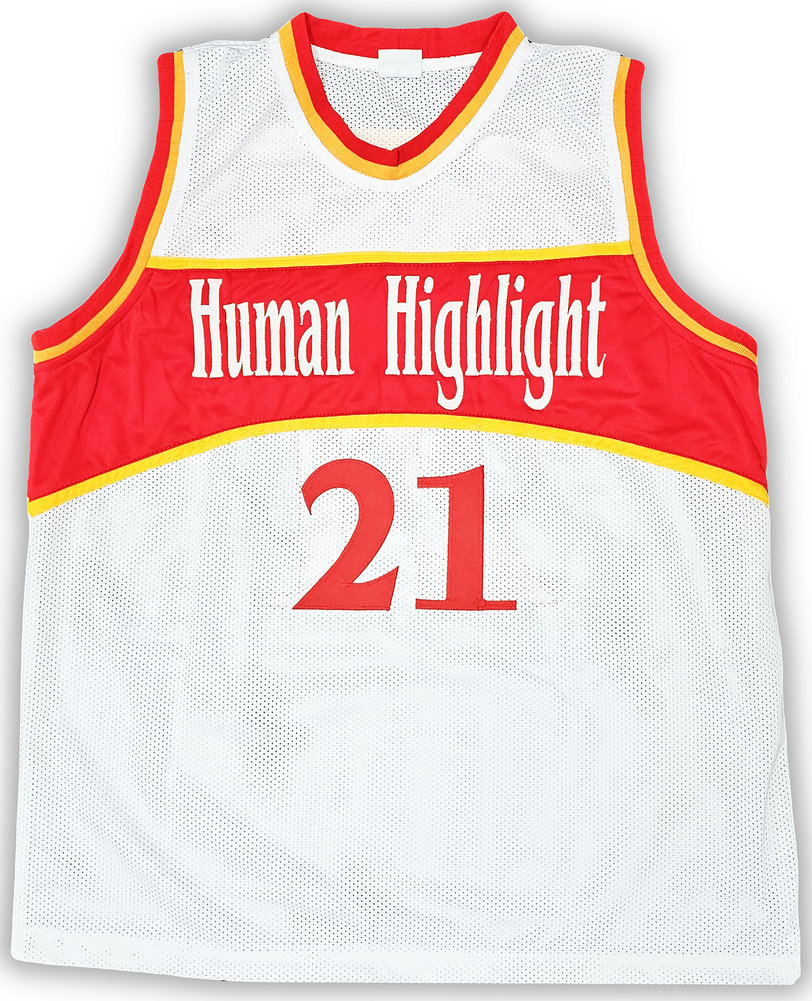 Atlanta Hawks Dominique Wilkins Autographed White Jersey "HOF" JSA Image a