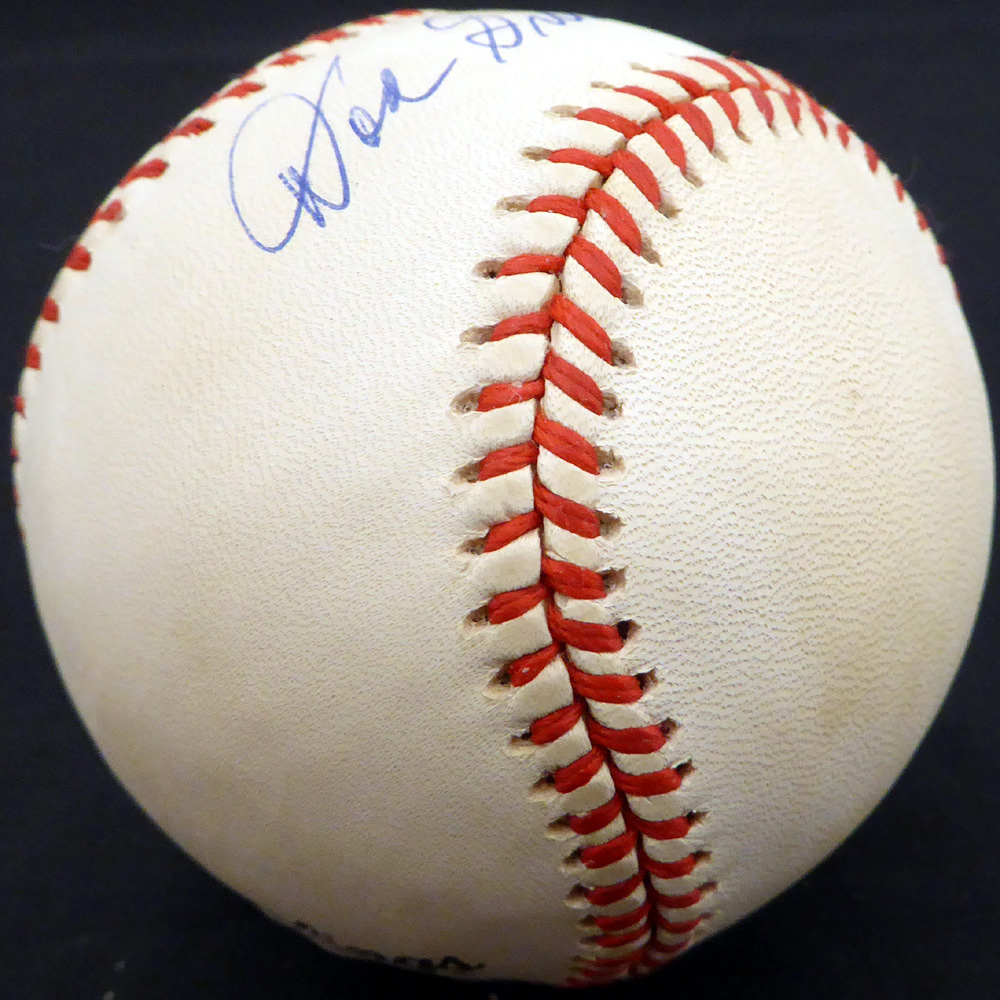 Don Gross Autographed Official Nl Baseball Cincinnati Reds, Pittsburgh Pirates Beckett Beckett Image a
