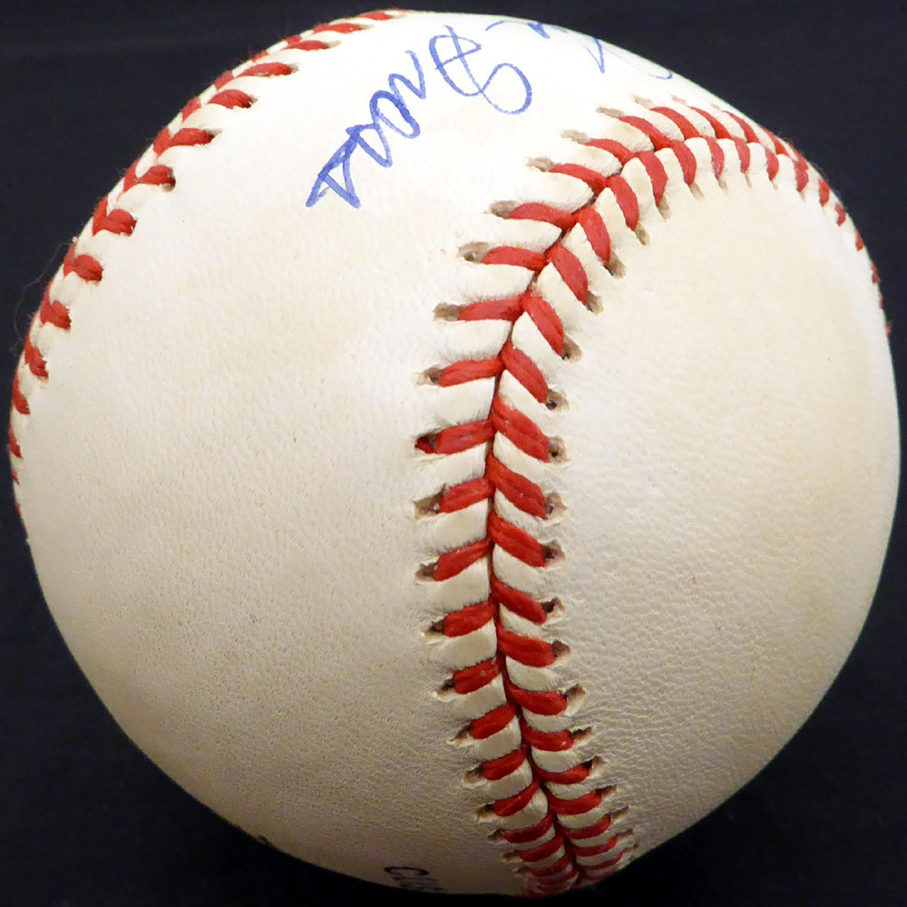 Don Gross Autographed Official Nl Baseball Cincinnati Reds, Pittsburgh Pirates Beckett Beckett Image a