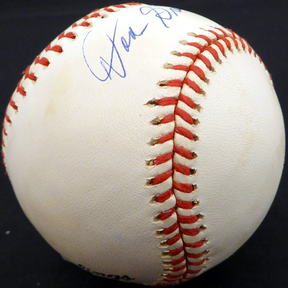 Don Gross Autographed Official Nl Baseball Cincinnati Reds, Pittsburgh Pirates Beckett Beckett Image a