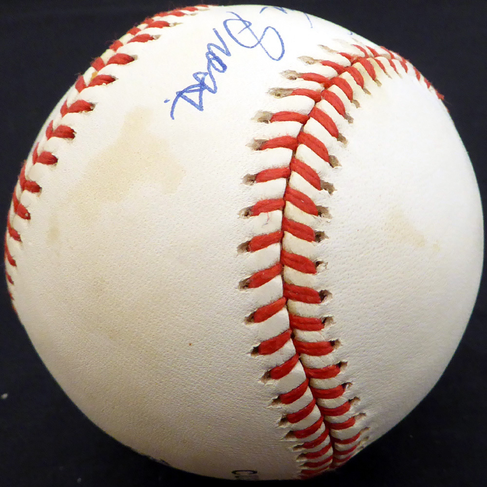Don Gross Autographed Official Nl Baseball Cincinnati Reds, Pittsburgh Pirates Beckett Beckett Image a