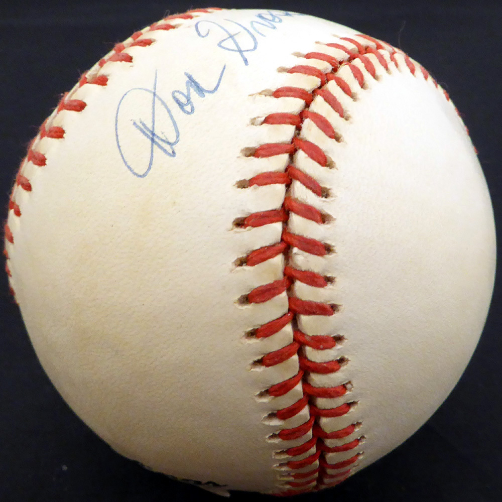 Don Gross Autographed Official Nl Baseball Cincinnati Reds, Pittsburgh Pirates Beckett Beckett Image a