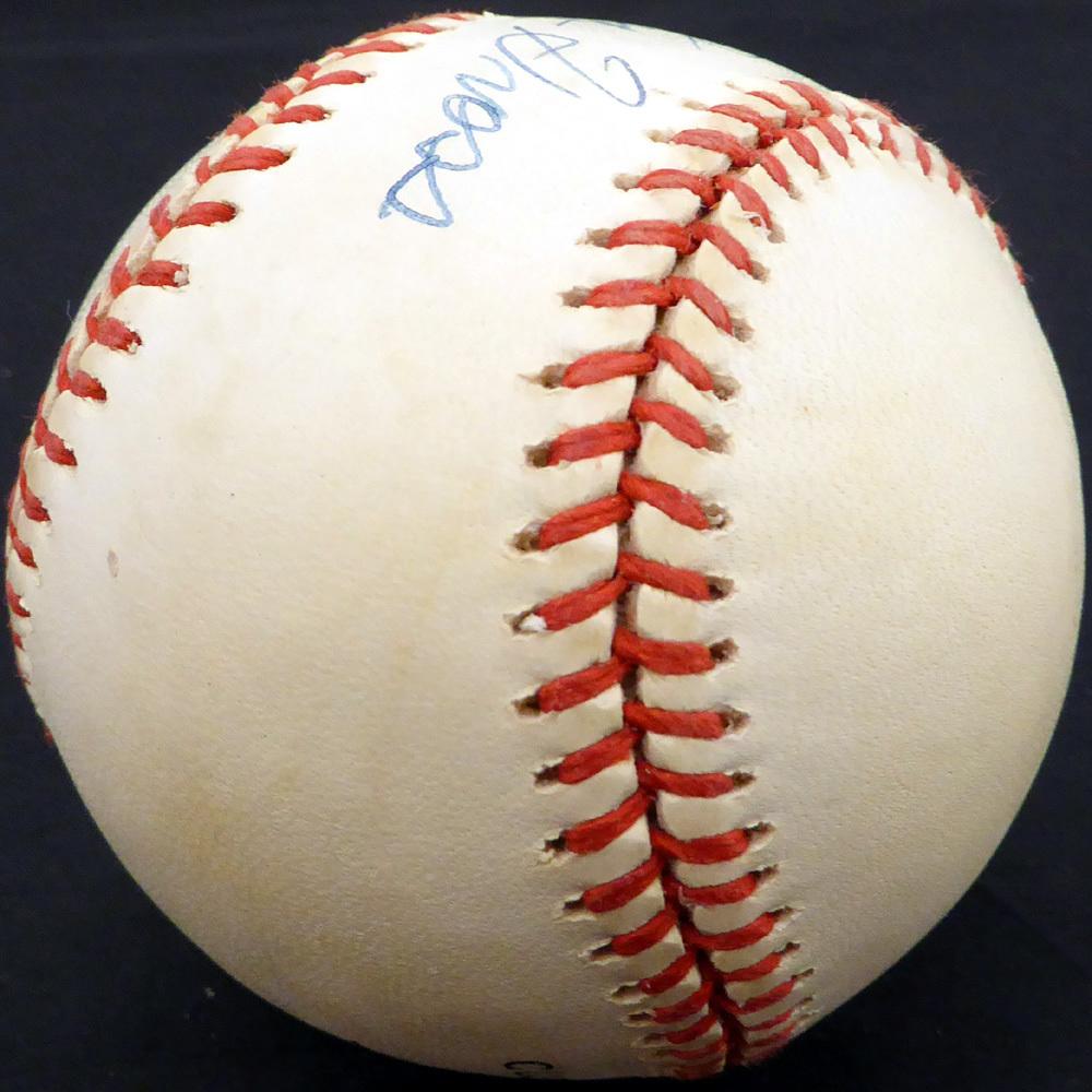 Don Gross Autographed Official Nl Baseball Cincinnati Reds, Pittsburgh Pirates Beckett Beckett Image a