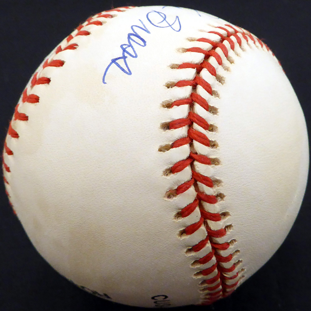Don Gross Autographed Official Nl Baseball Cincinnati Reds, Pittsburgh Pirates Beckett Beckett Image a