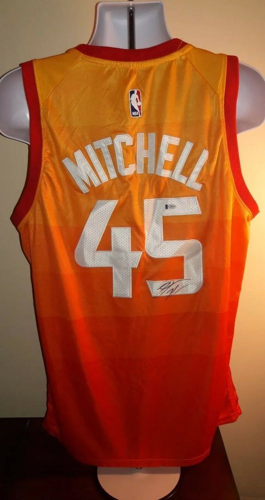 Donovan Mitchell Autographed Signed Utah Jazz Signed Nike ...
