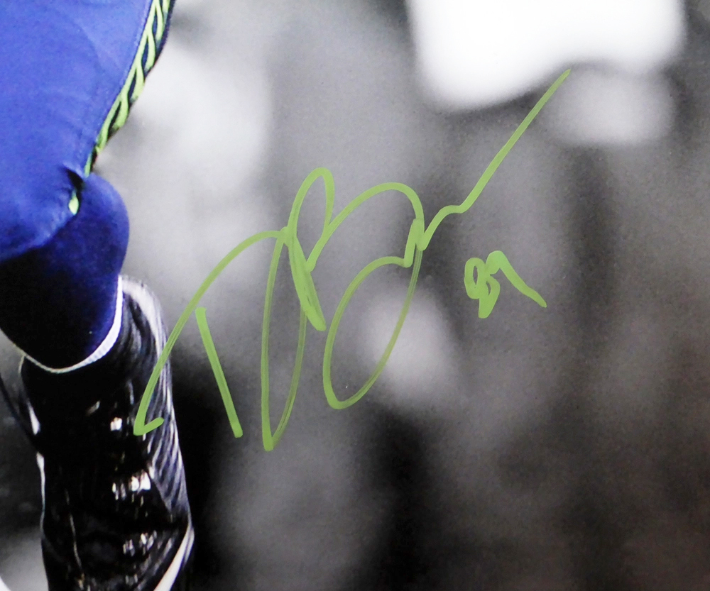 Doug Baldwin Autographed Framed 16X20 Photo Seattle Seahawks Mcs Holo #209394 Image a