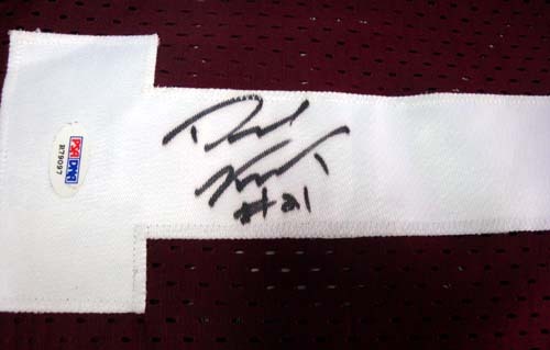 Alabama Crimson Tide Dre Kirkpatrick Autographed Red Jersey PSA/DNA Image a