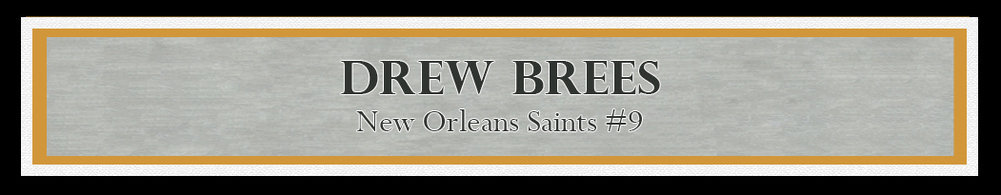 Drew Brees Autographed Framed 16X20 Photo New Orleans Saints Beckett Beckett Image a