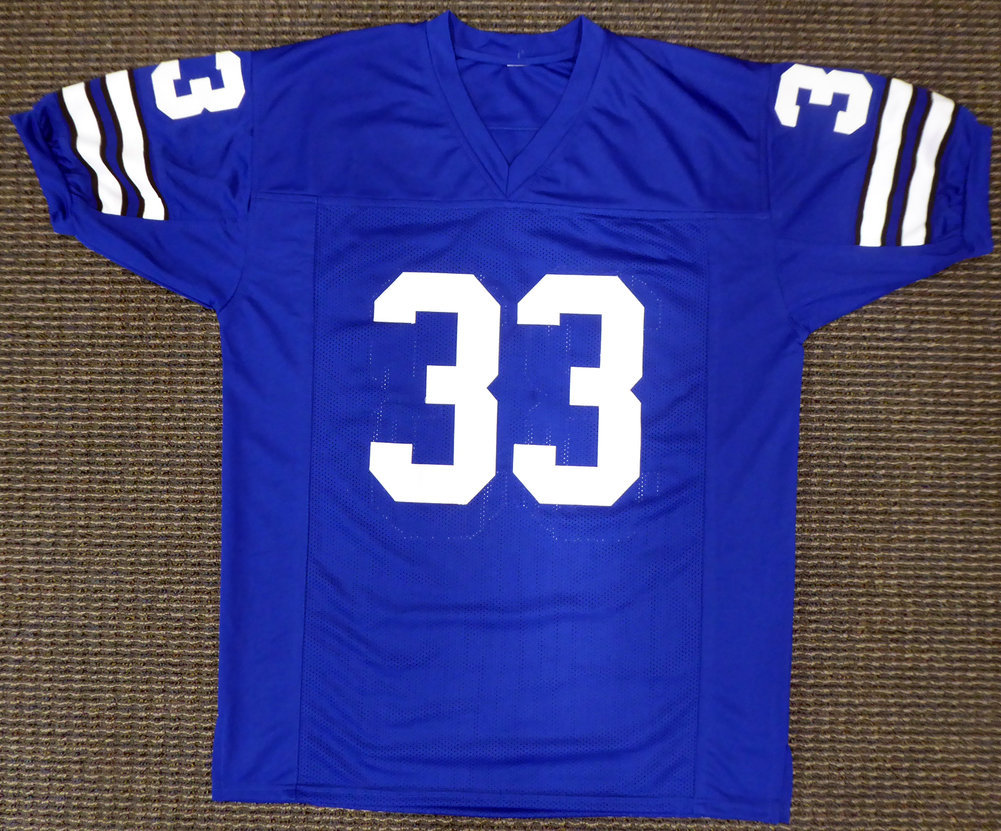 Dallas Cowboys Duane Thomas Autographed Blue Jersey Beckett Beckett Image a
