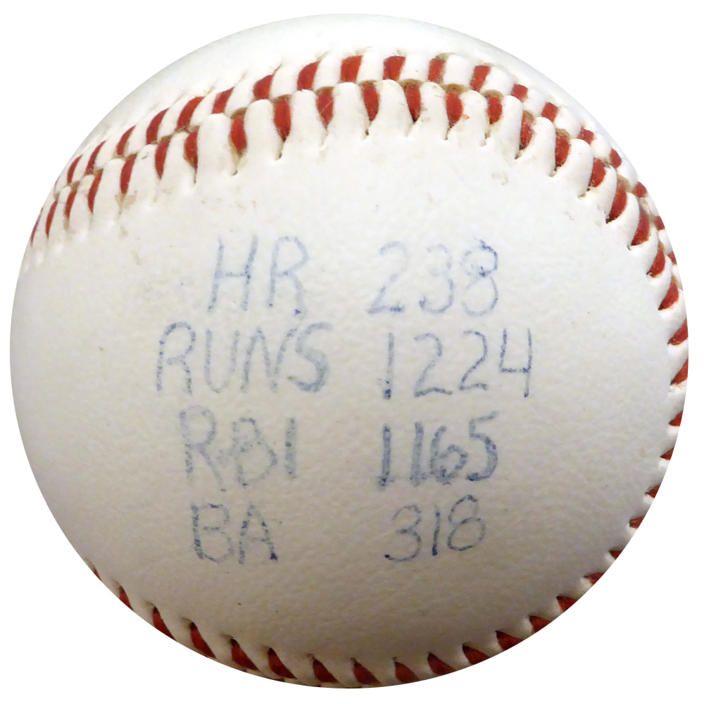 Earl Averill Autographed Seattle Mariners Logo Baseball Cleveland Indians Beckett Beckett Image a