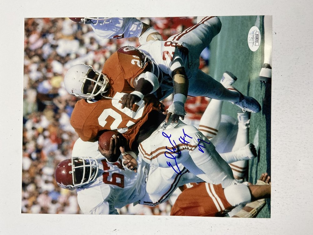 Earl Campbell Autographed Signed Texas Longhorns Red River Run