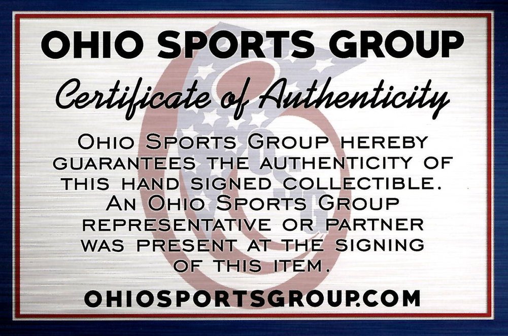Earle Bruce Ohio State Buckeyes 8-8 8x10 Autographed Signed Photo - Certified Authentic Image a