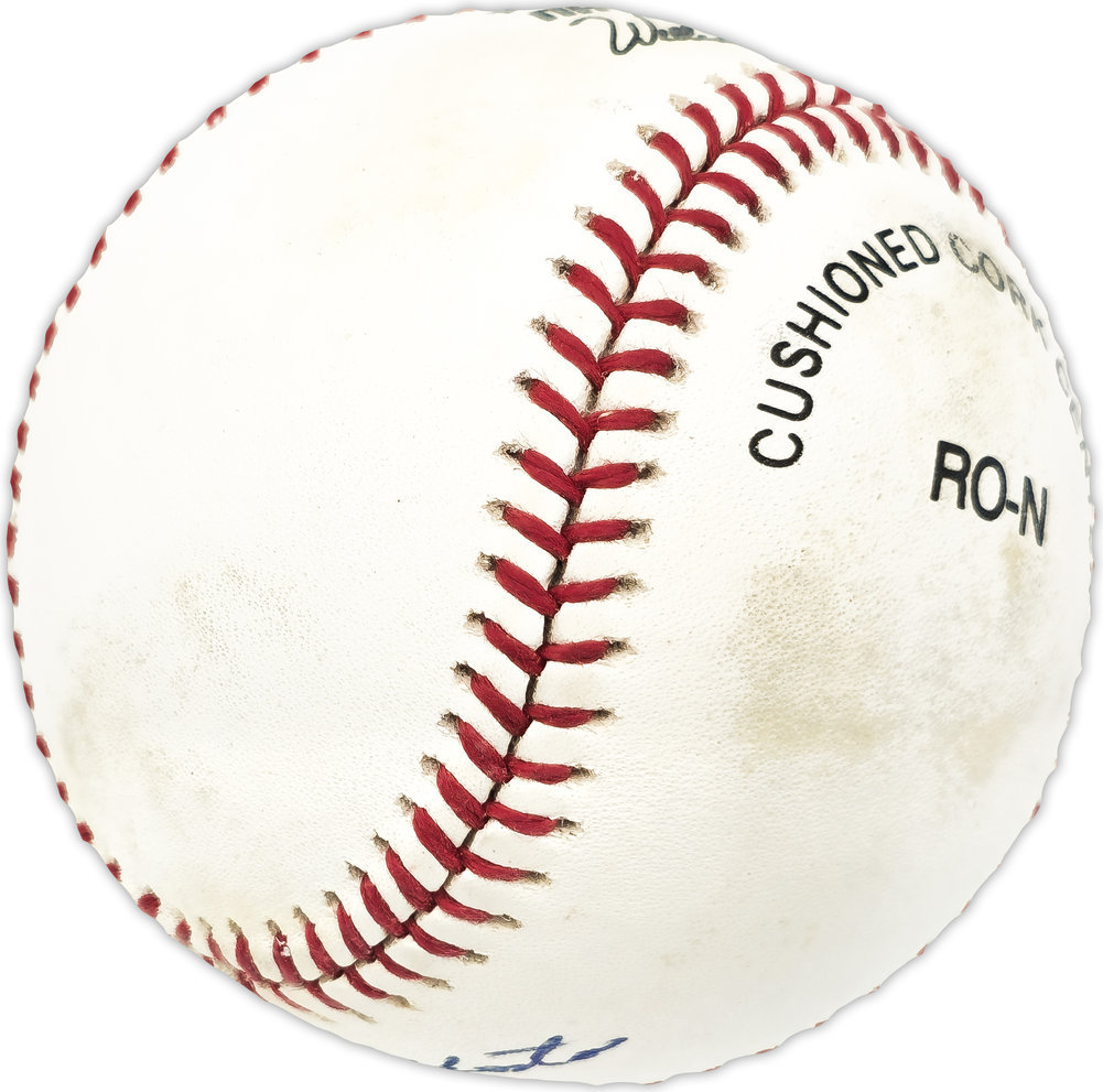 Ed Albosta Autographed Signed Official Nl Baseball Brooklyn Dodgers Beckett Beckett Qr #Bn13235 Image a