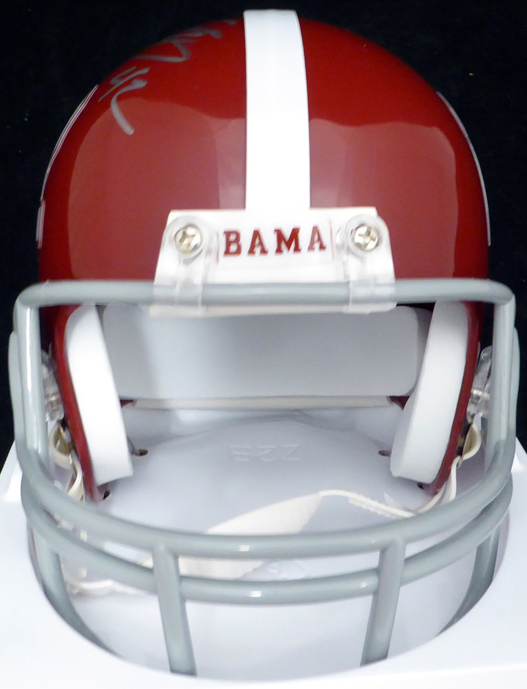 Eddie Lacy Autographed Alabama Crimson Tide Mini Helmet Mcs Holo #124650 Image a