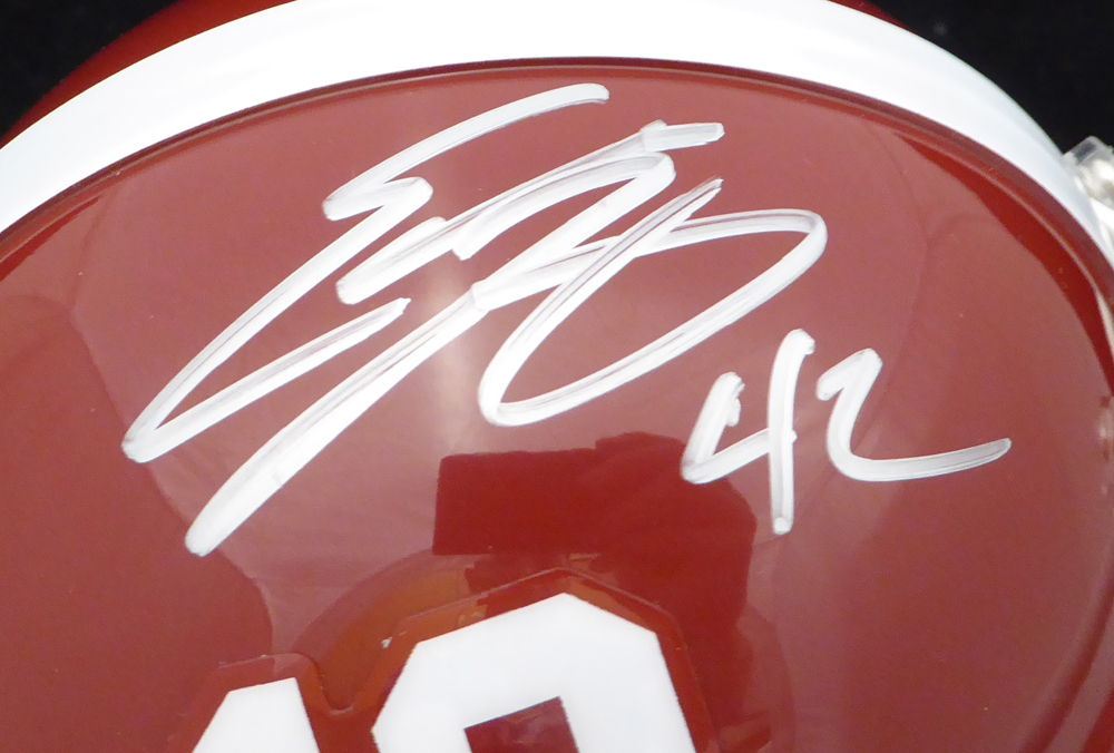 Eddie Lacy Autographed Alabama Crimson Tide Mini Helmet Mcs Holo #124650 Image a